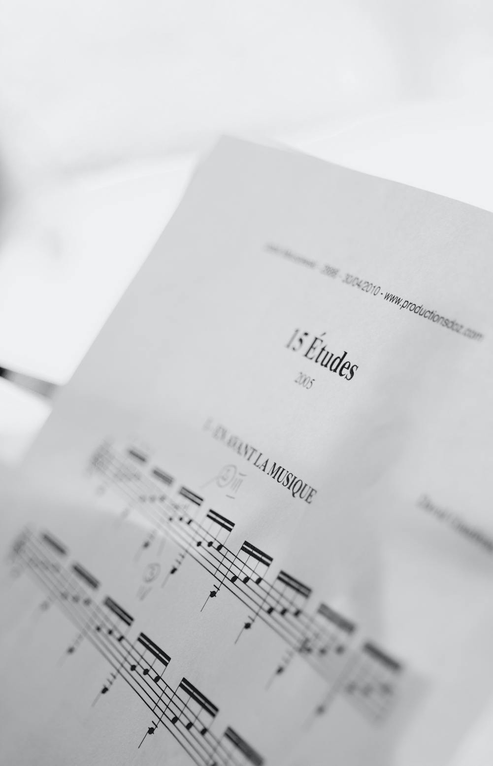 sheet music - Debussy etudes